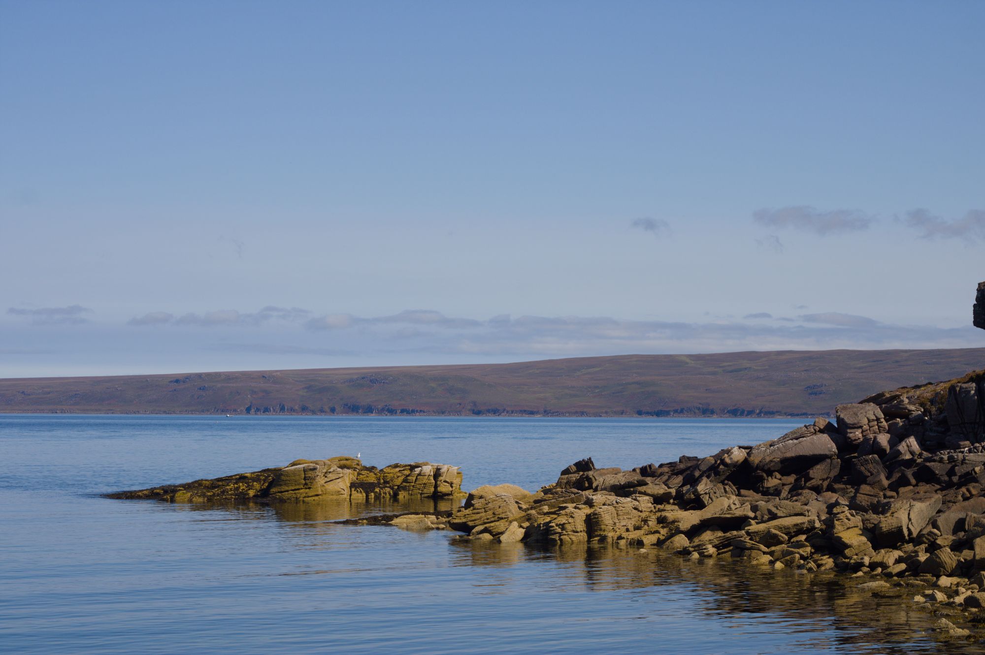 Loch and mountain views along the North Coast 500 route